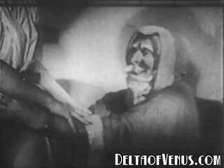 Harvinainen 1920 antiikki xmas aikuinen elokuva - a joulu tale