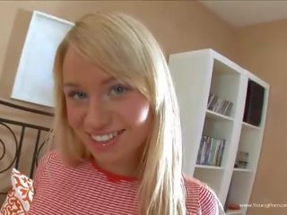 Naked teen darling gets fucked sideways