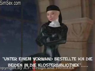Монахини при немски convent усещам възбуден